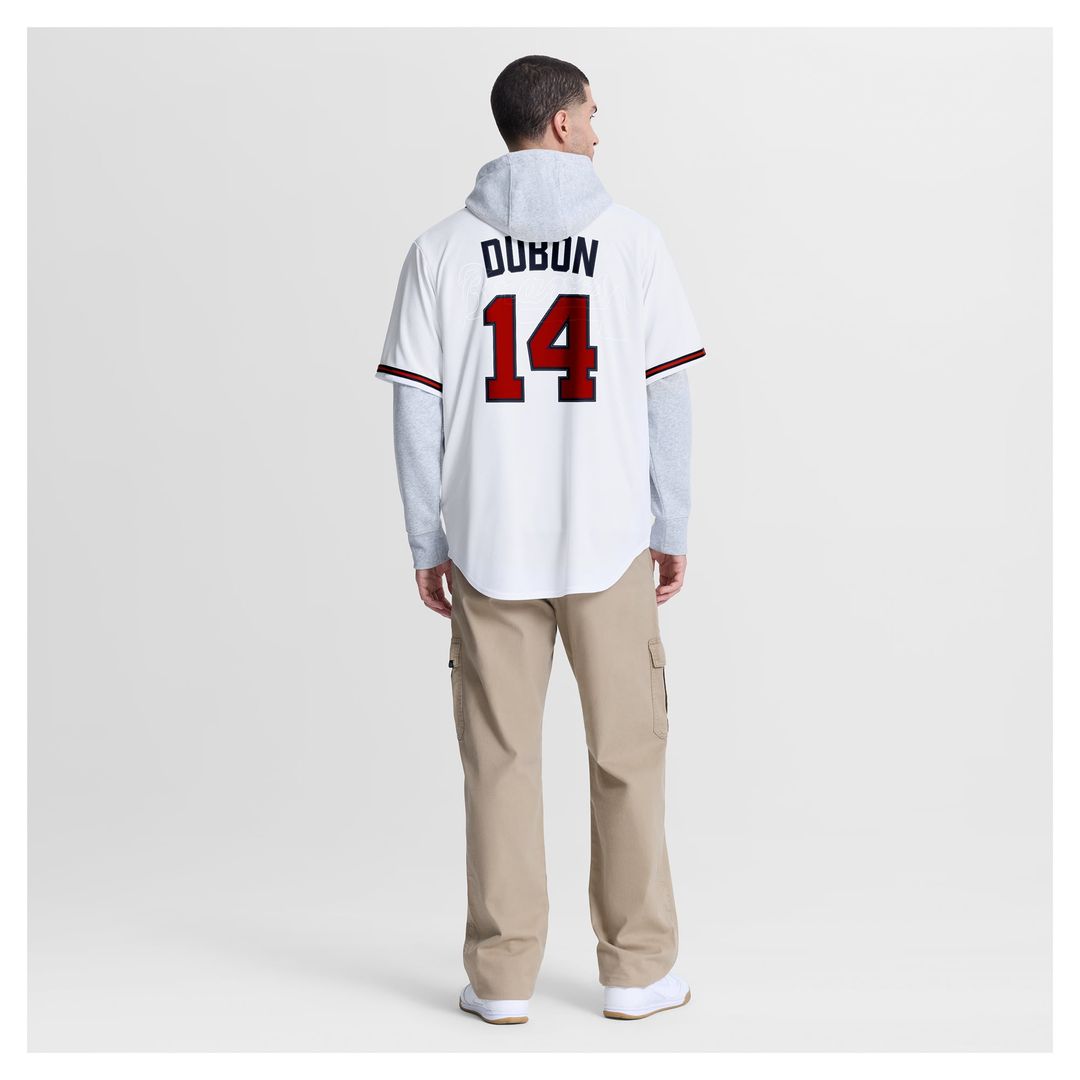 Men's Atlanta Braves Mauricio Dubón Nike White Home Replica Jersey