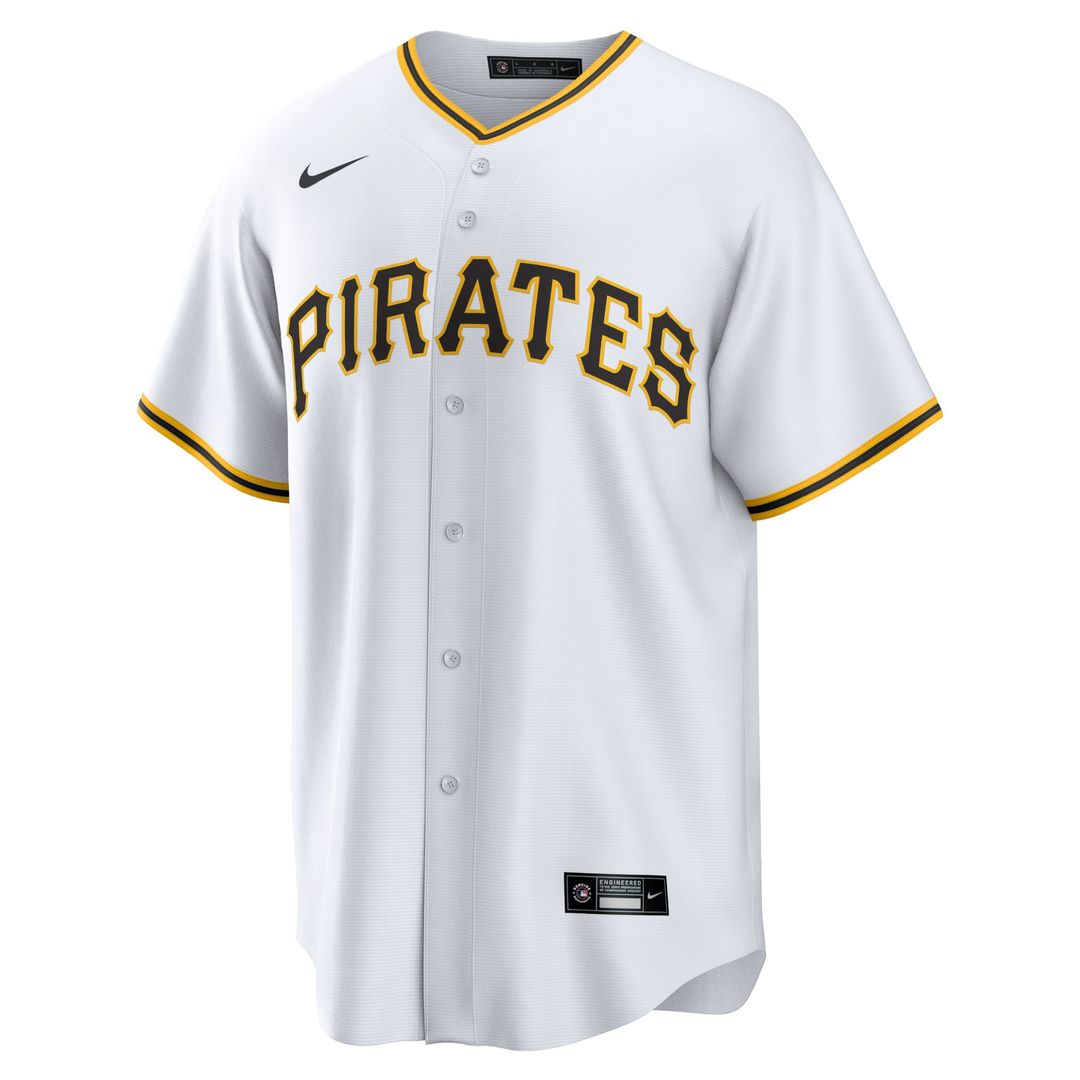 Men's Pittsburgh Pirates Nike White Home Replica Team Jersey