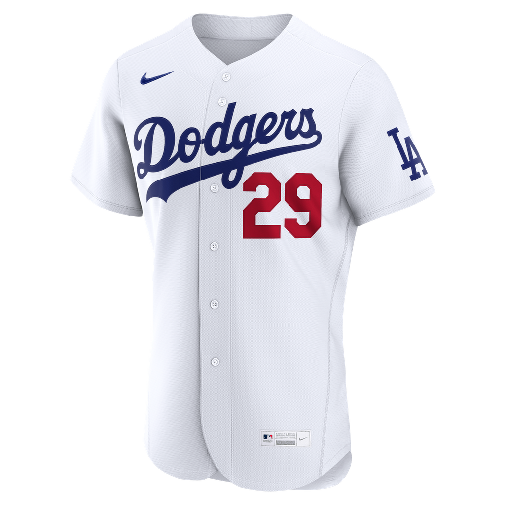 Men's Los Angeles Dodgers Tarik Skubal Nike White Home Authentic Jersey