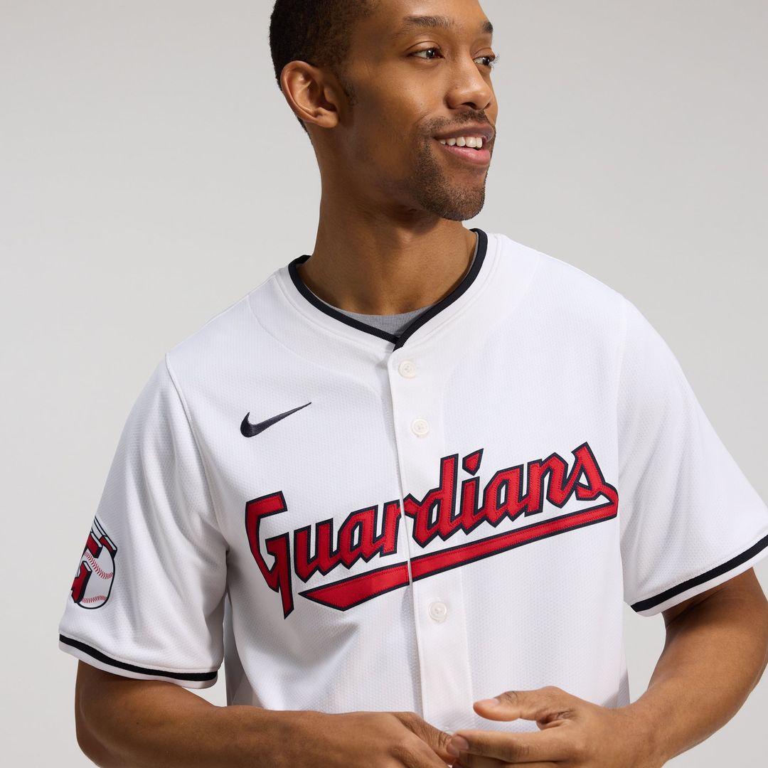 Men's Cleveland Guardians Jose Ramirez Nike White Home Limited Player Jersey