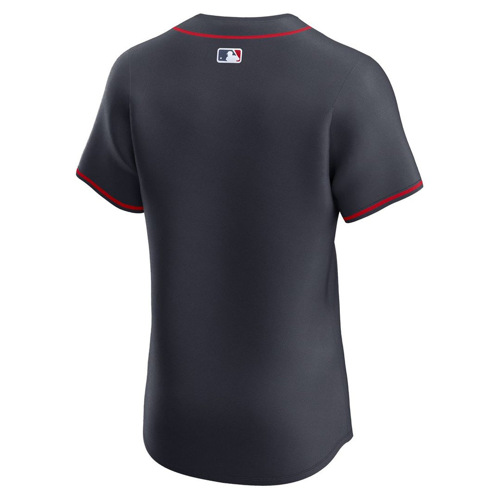 Men's Atlanta Braves Nike Navy Alternate Elite Jersey