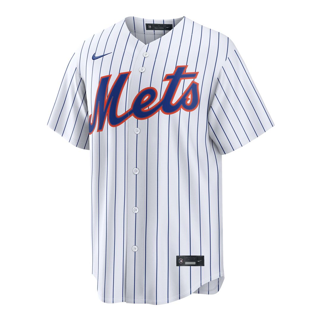Men's New York Mets Ronny Mauricio Nike White Home Replica Jersey