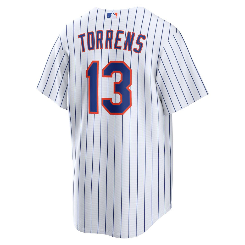 Men's New York Mets Luis Torrens Nike White Home Replica Jersey