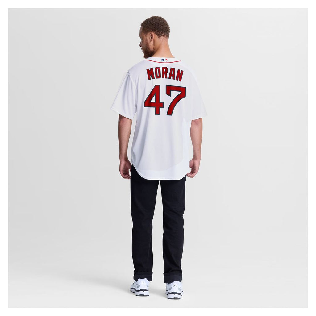 Men's Boston Red Sox Jovani Moran Nike White Home Replica Jersey
