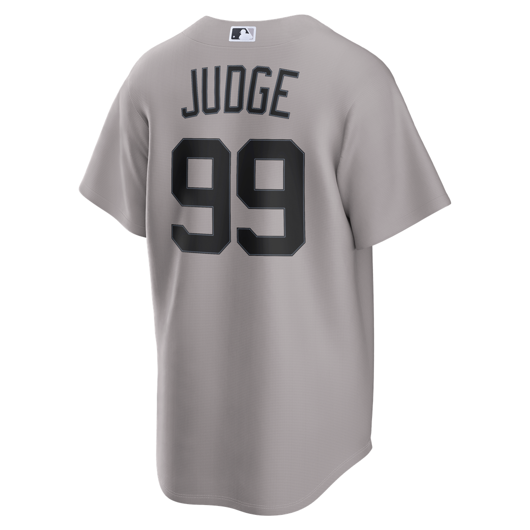 Men's New York Yankees Aaron Judge Nike Gray Road Replica Jersey