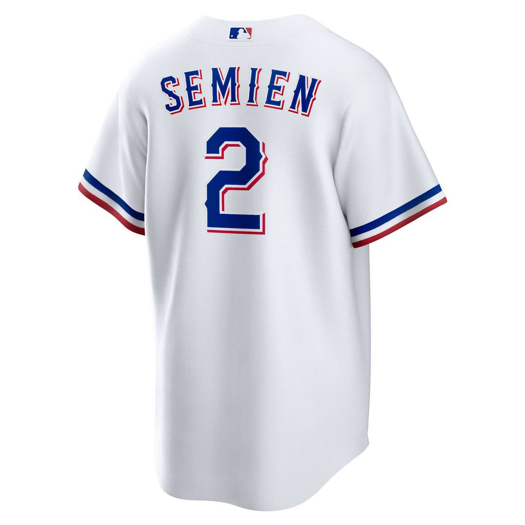Men's Texas Rangers Marcus Semien Nike White Home Replica Player Jersey