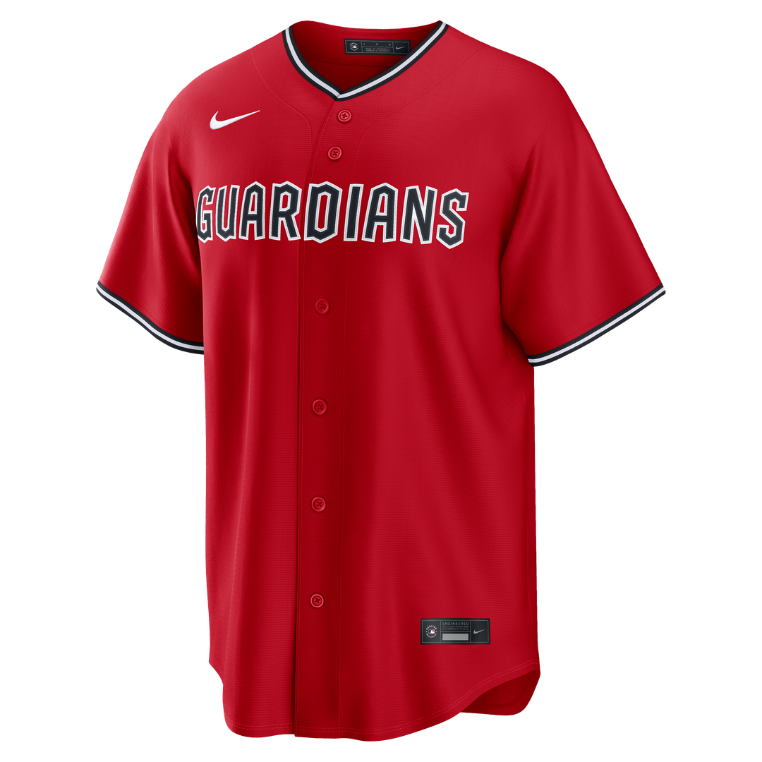 Men's Cleveland Guardians Nike Red Alternate Replica Jersey