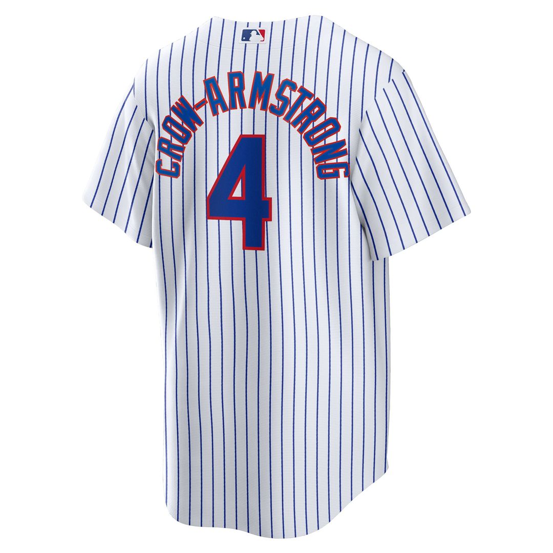 Men's  Chicago Cubs Pete Crow-Armstrong Nike White Home Replica Jersey