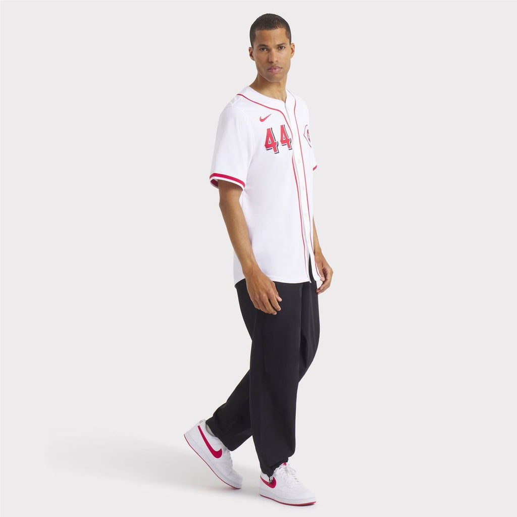 Men's Cincinnati Reds Elly De La Cruz Nike Gray Road Limited Player Jersey