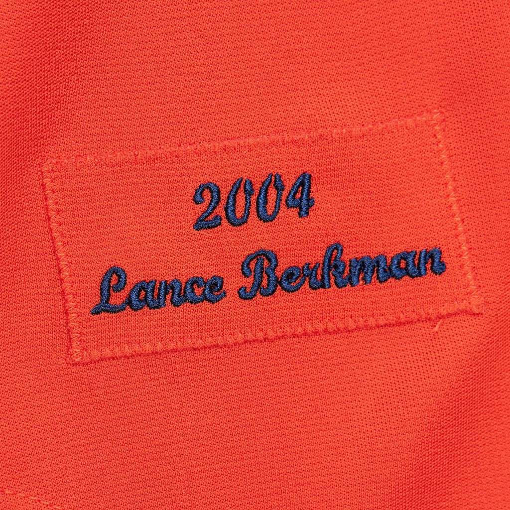 Men's Houston Astros Lance Berkman Mitchell & Ness White 2004 Cooperstown Collection Authentic Throwback Jersey
