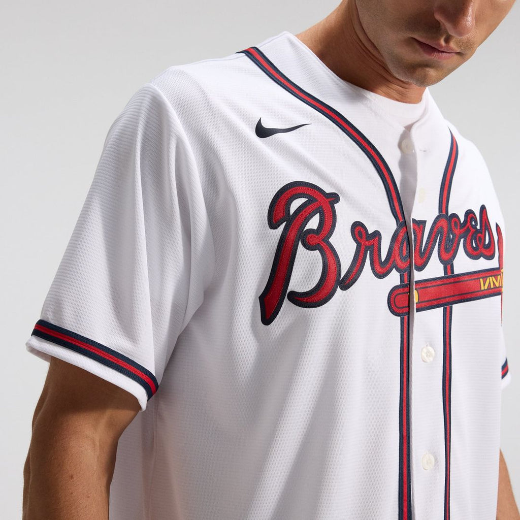 Men's Atlanta Braves Nike White Home Replica Team Jersey