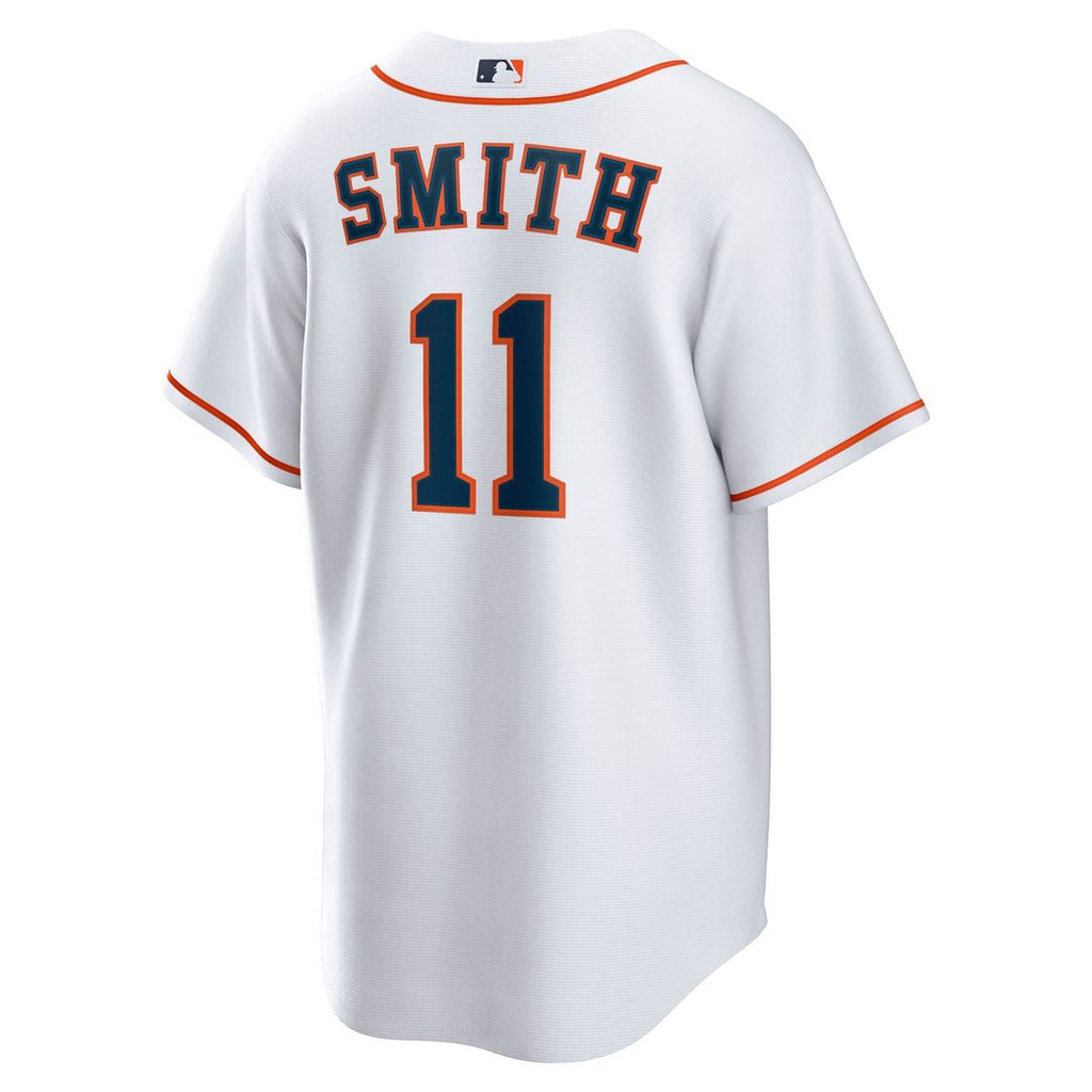 Men's Houston Astros Cam Smith Nike White Home Replica Jersey