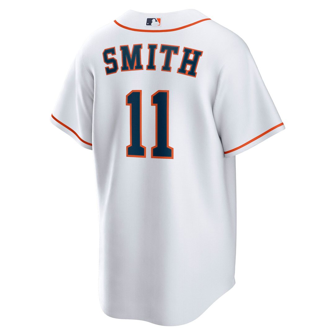 Men's Houston Astros Cam Smith Nike White Home Replica Jersey