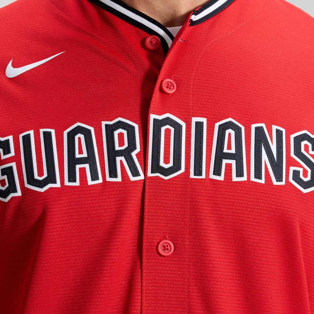 Men's  Cleveland Guardians  Nike Red Alternate 2 Replica Jersey