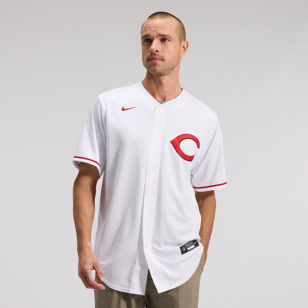 Men's  Cincinnati Reds Elly De La Cruz Nike White Alternate 2 Replica Jersey