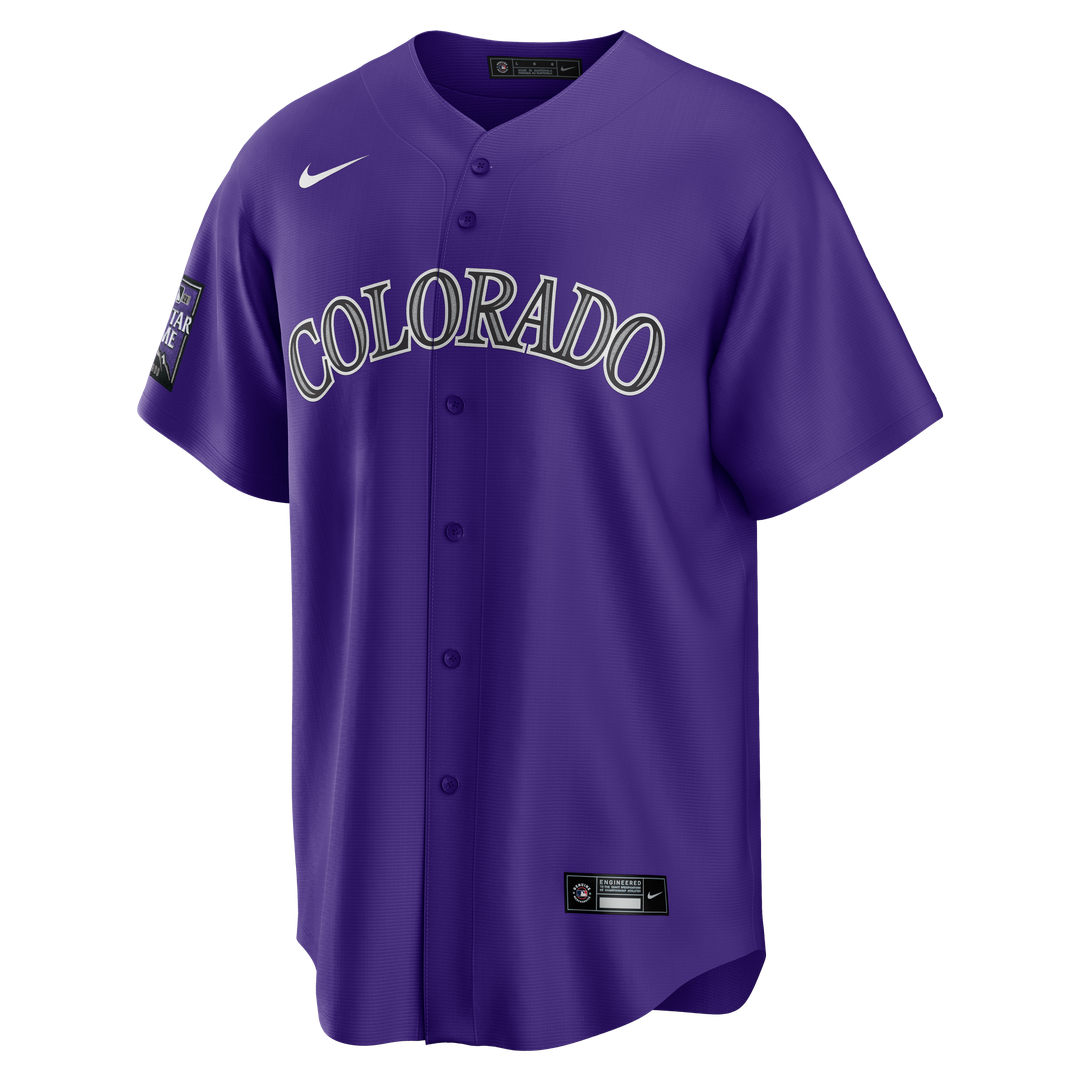 Men's Colorado Rockies Nike Purple Alternate Replica Team Jersey