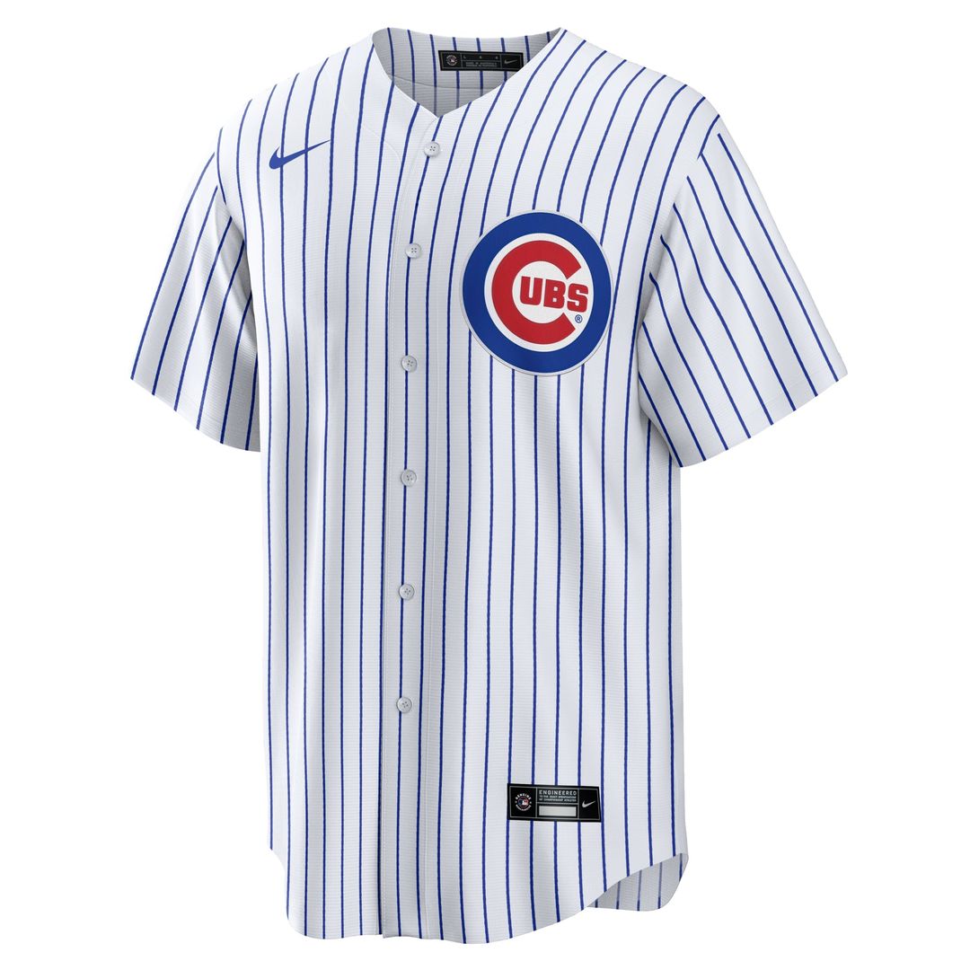 Men's Chicago Cubs Michael Busch Nike White Home Replica Jersey
