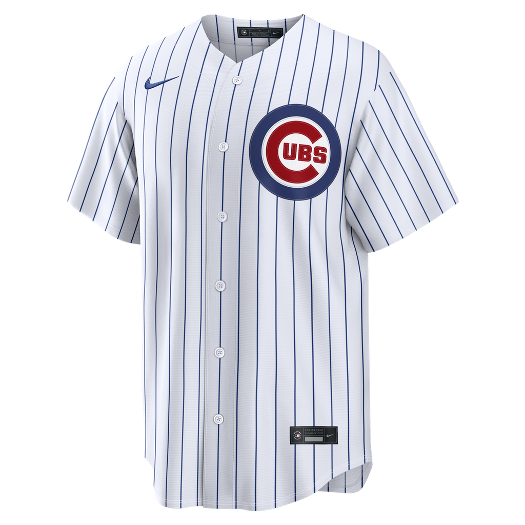 Men's Chicago Cubs Alex Bregman Nike White Home Replica Jersey