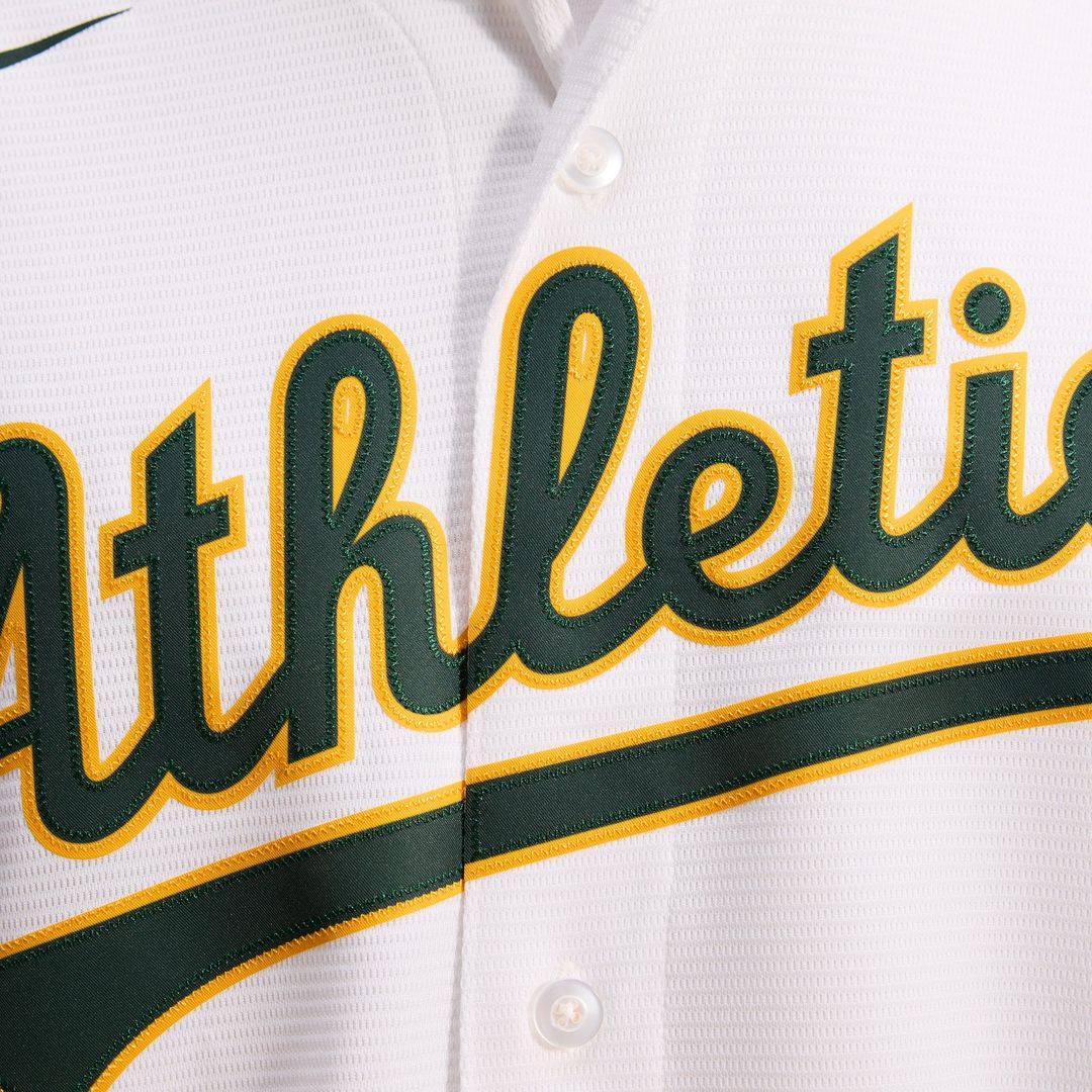 Men's Athletics Nike White Home Replica Team Jersey