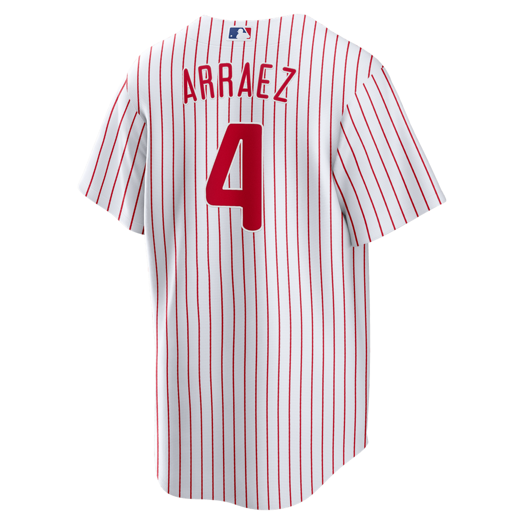 Men's Philadelphia Phillies Luis Arraez Nike White Home Replica Jersey