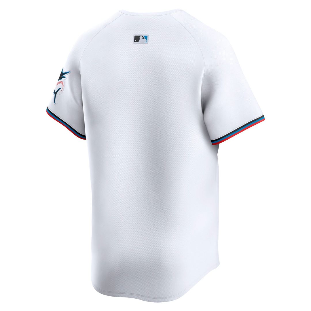Men's Miami Marlins Nike White Home Limited Jersey