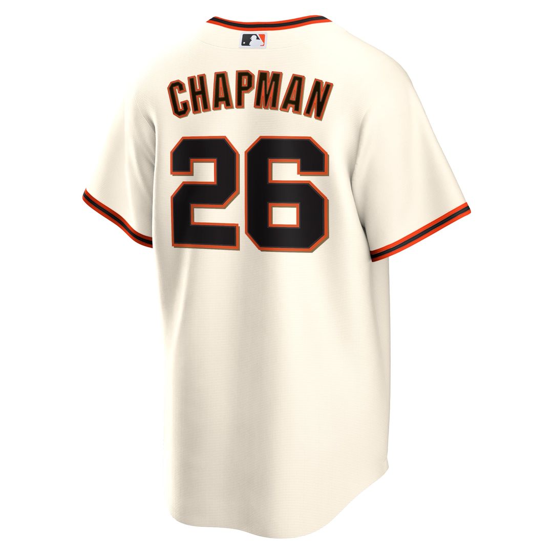 Men's San Francisco Giants Matt Chapman Nike Cream Home Replica Jersey