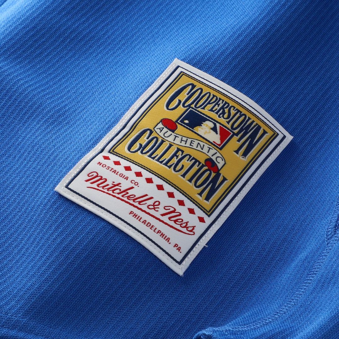 Men's Toronto Blue Jays Jose Bautista Mitchell & Ness Royal Authentic Batting Practice Jersey