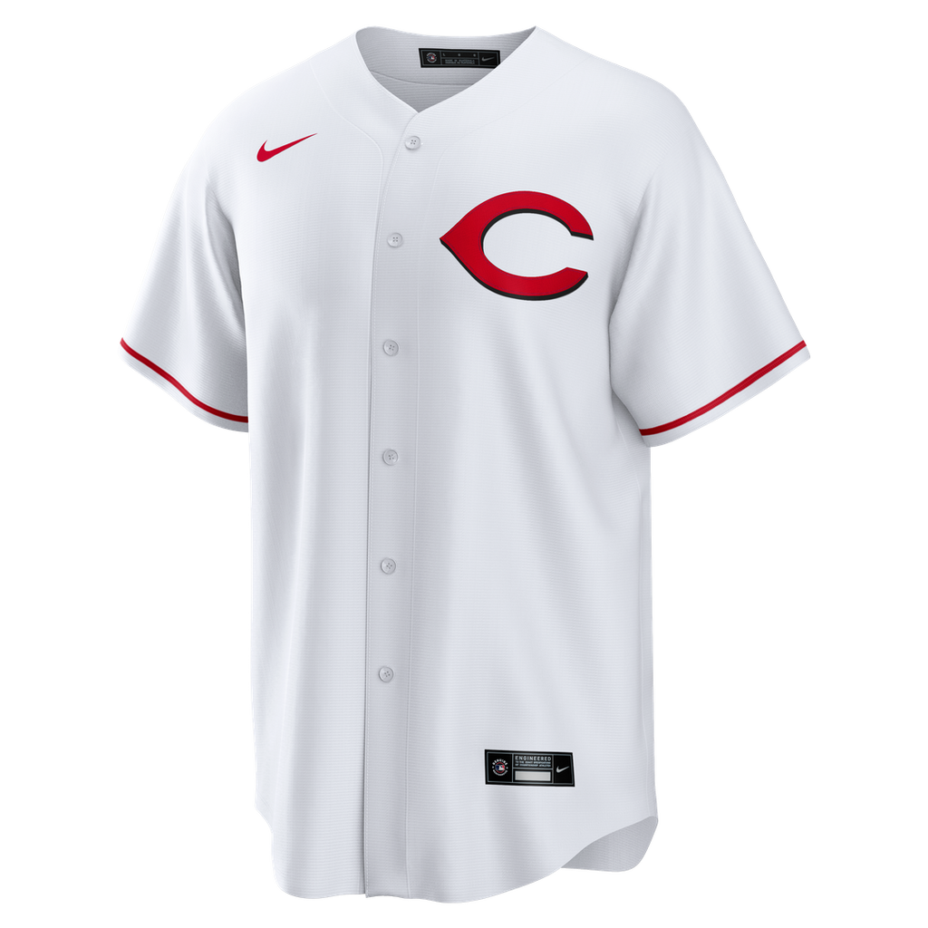 Men's  Cincinnati Reds Elly De La Cruz Nike White Alternate 2 Replica Jersey
