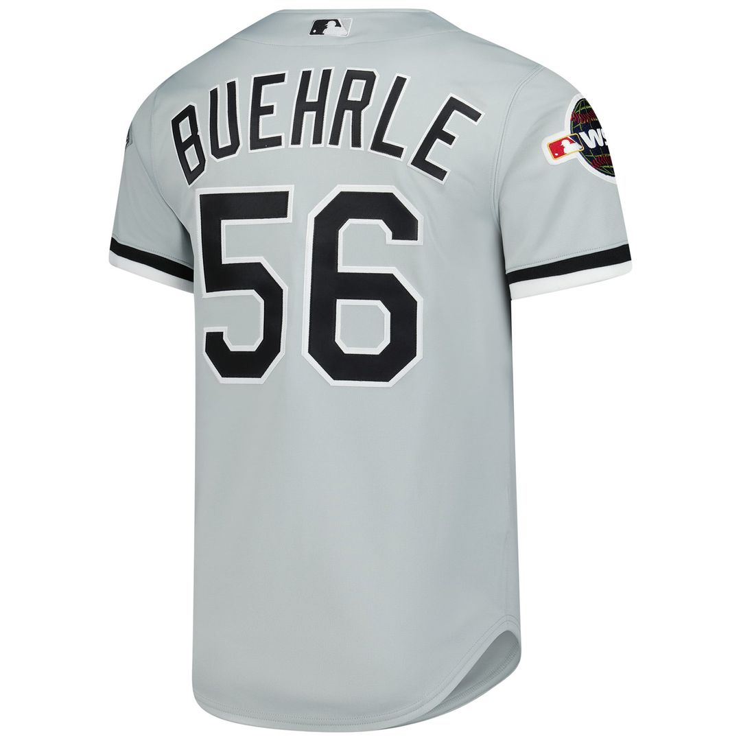 Men's Chicago White Sox Mark Buehrle Mitchell & Ness Gray 2005 Throwback Authentic Jersey