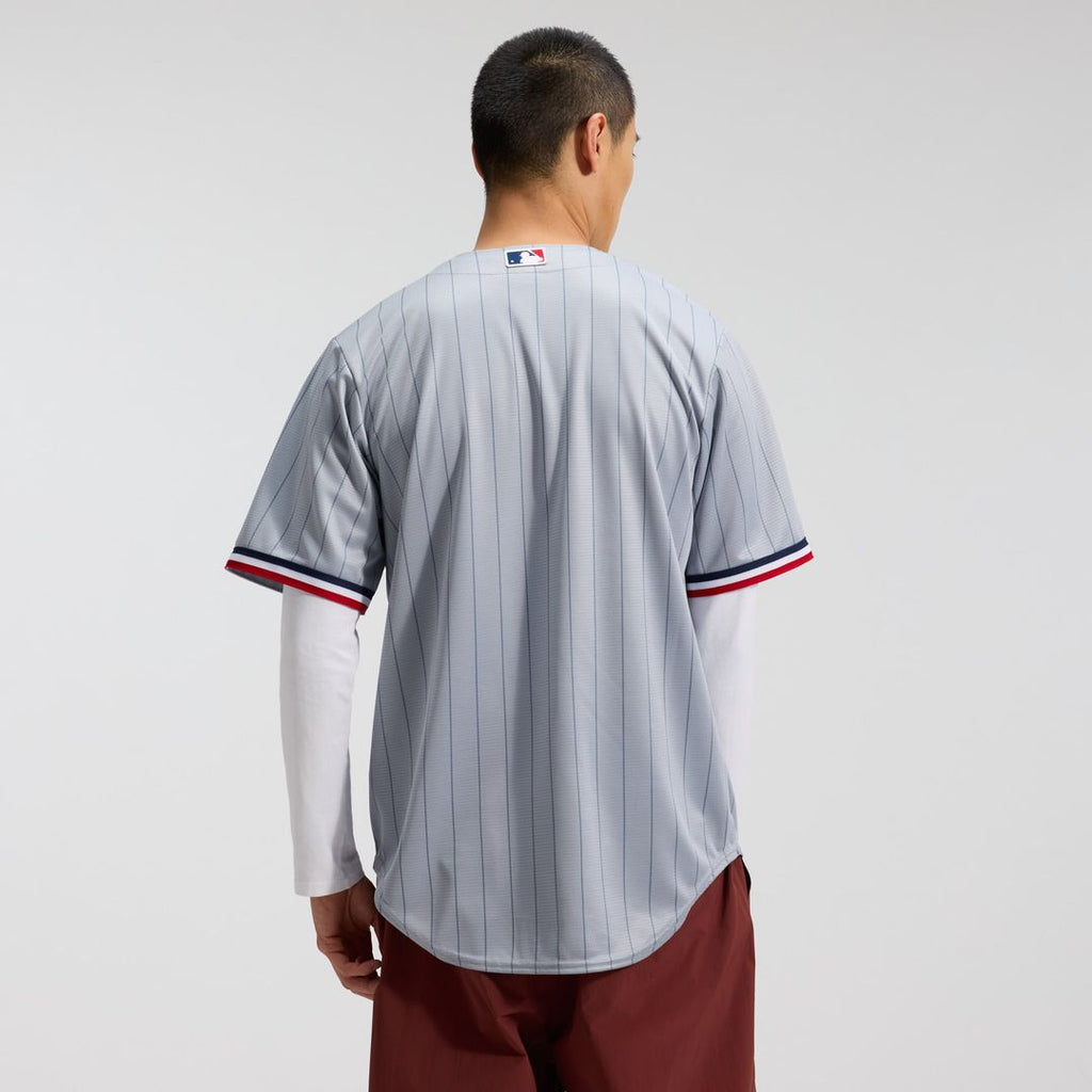 Men's Minnesota Twins Nike Gray Road Replica Team Jersey