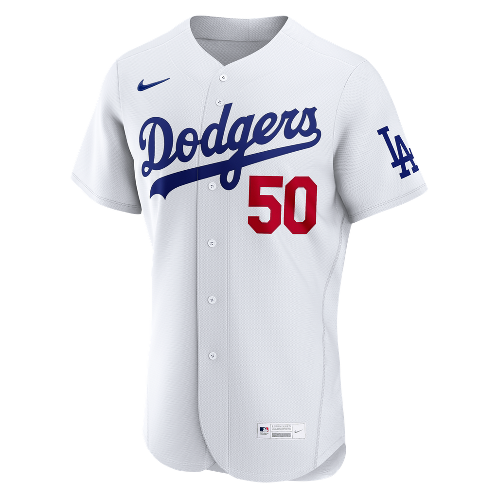 Men's Los Angeles Dodgers Mookie Betts Nike White Home Authentic Jersey