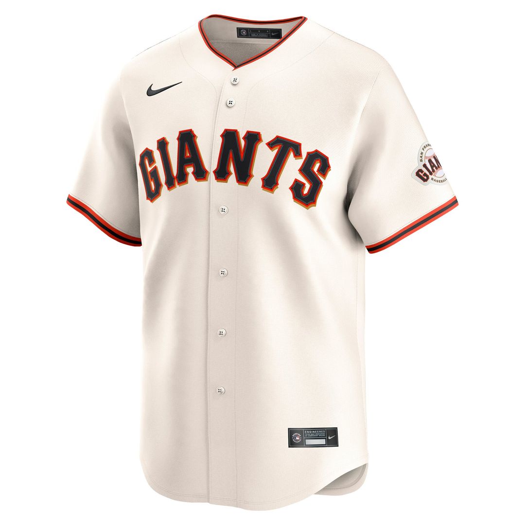 Men's San Francisco Giants Willy Adames Nike Cream Home Limited Player Jersey