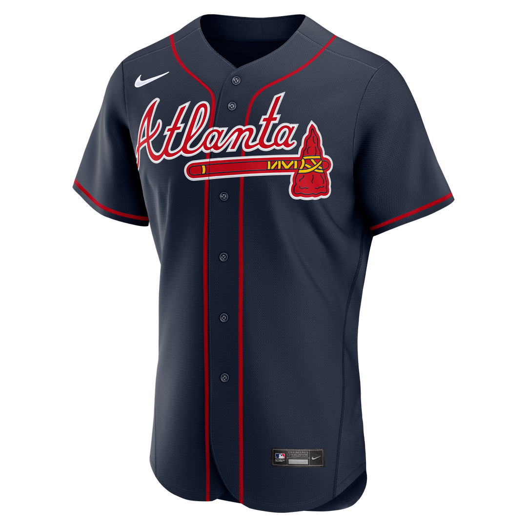 Men's Atlanta Braves Drake Baldwin Nike Navy Alternate MLB Awards Authentic Jersey