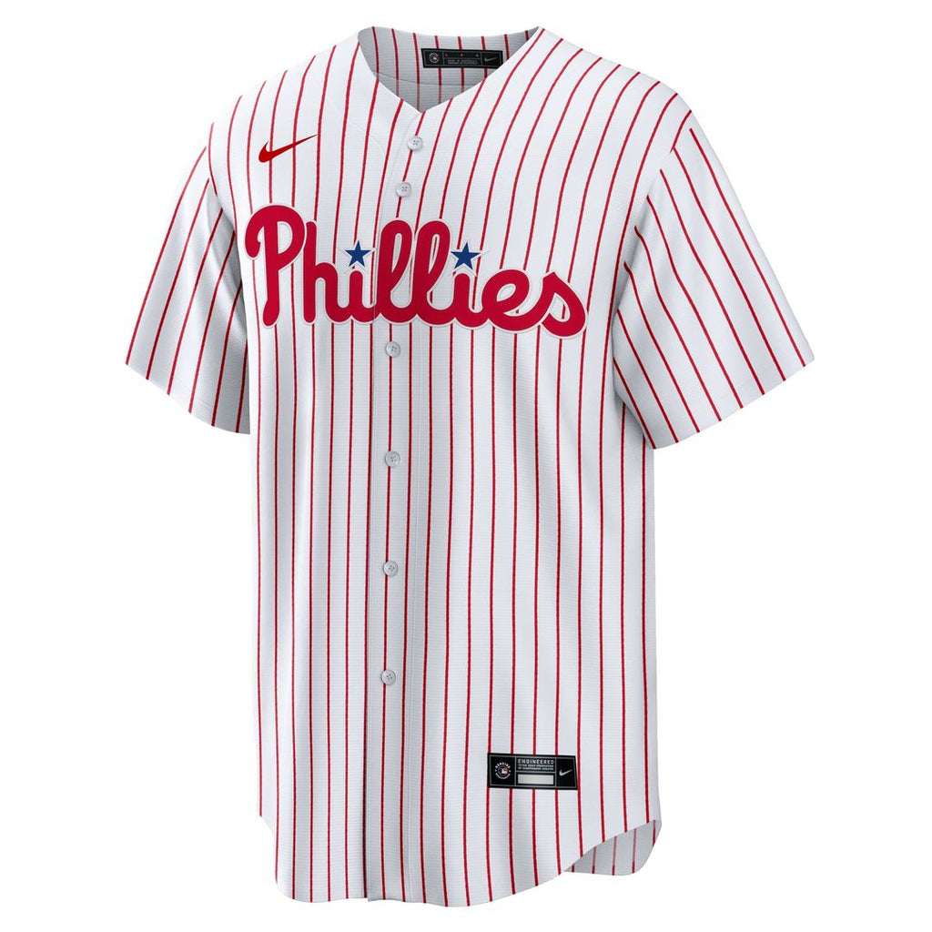 Men's Philadelphia Phillies  Nike White #1 Groom Home Replica Jersey