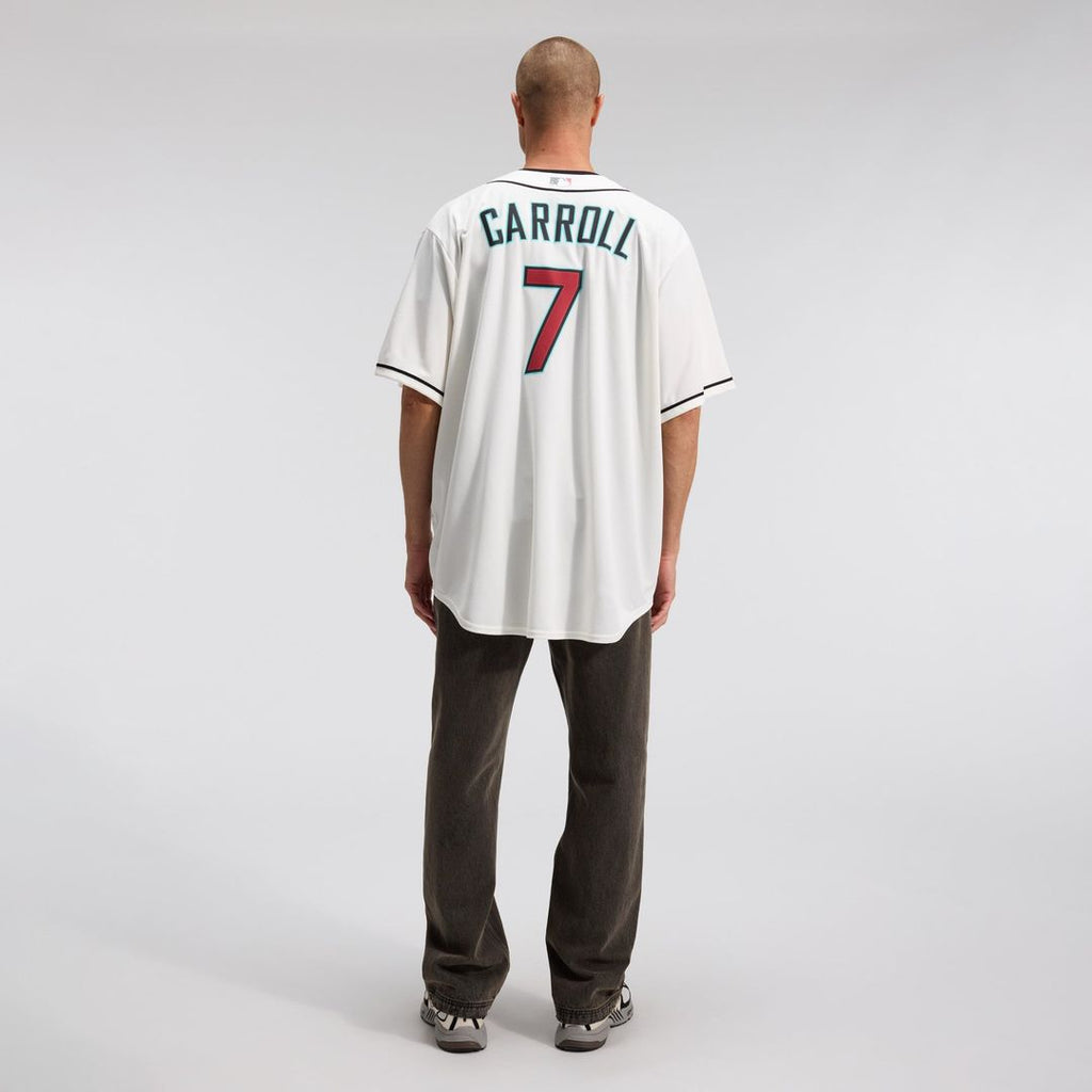 Men's Arizona Diamondbacks Corbin Carroll Nike Cream Home Replica Jersey