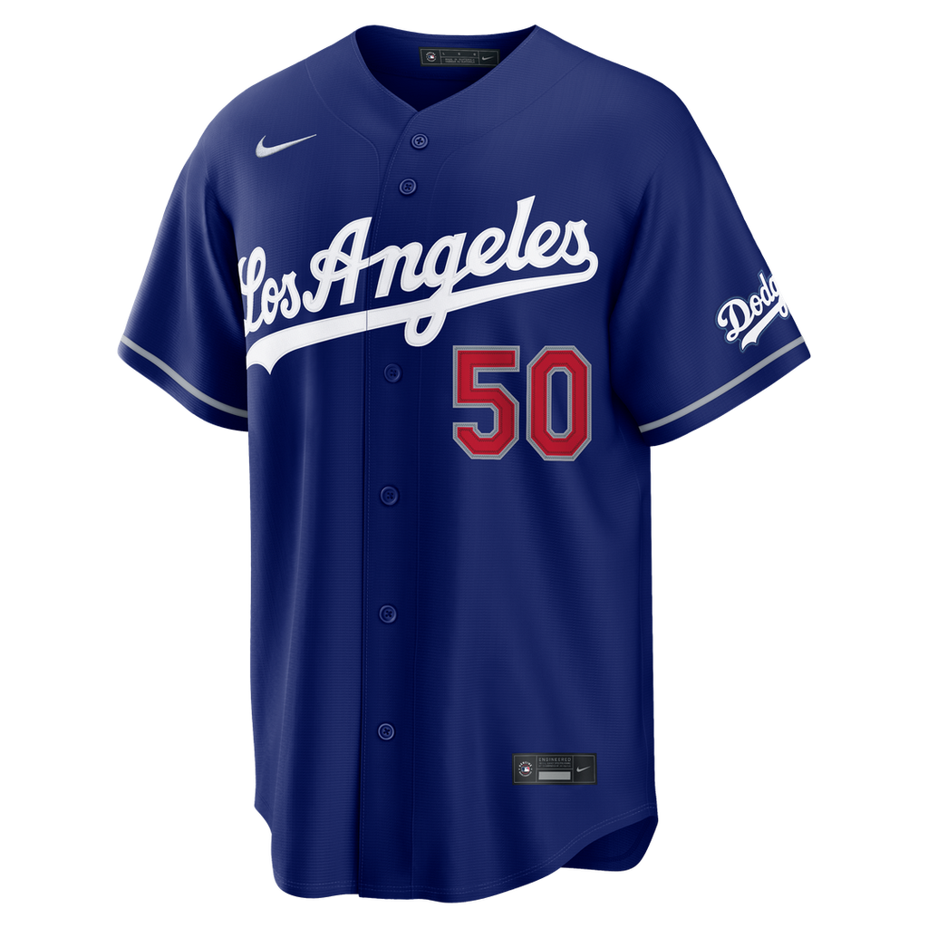 Men's Los Angeles Dodgers Mookie Betts Nike Royal Alternate Stadium Jersey