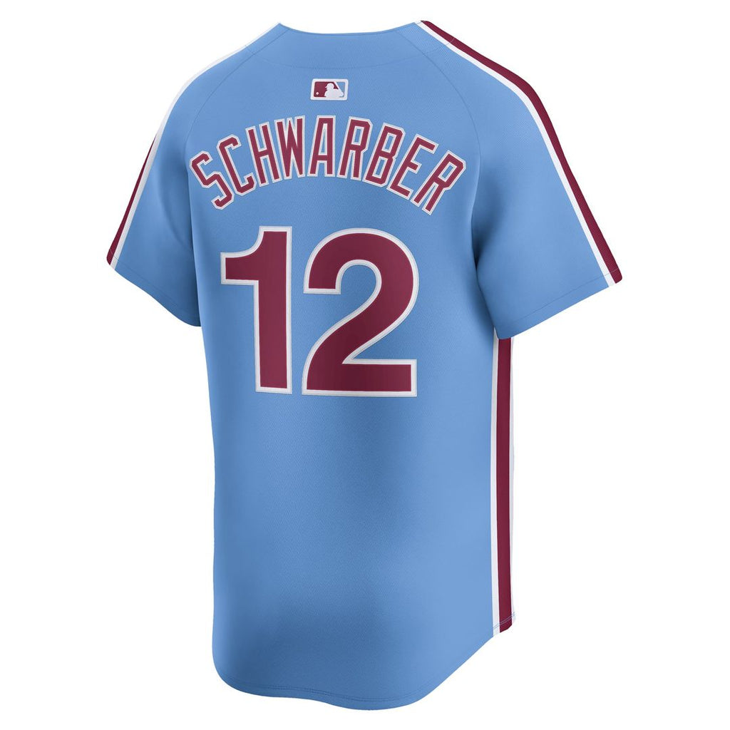 Men's Philadelphia Phillies Kyle Schwarber Nike White Home Limited Player Jersey