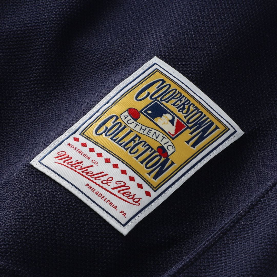 Men's Atlanta Braves Chipper Jones Mitchell & Ness Navy Authentic Batting Practice Jersey