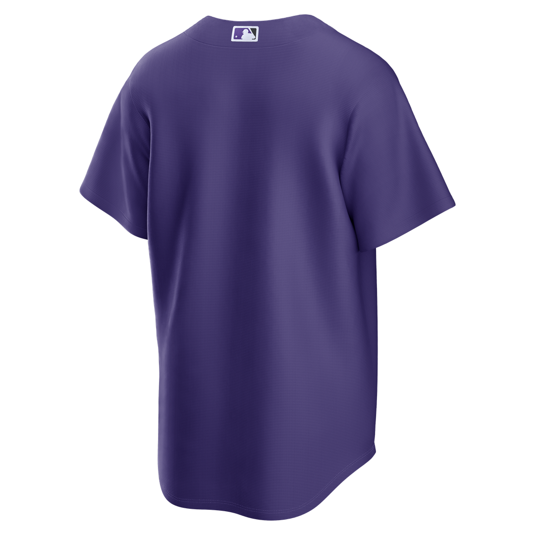 Men's Colorado Rockies Nike Purple Alternate Replica Jersey