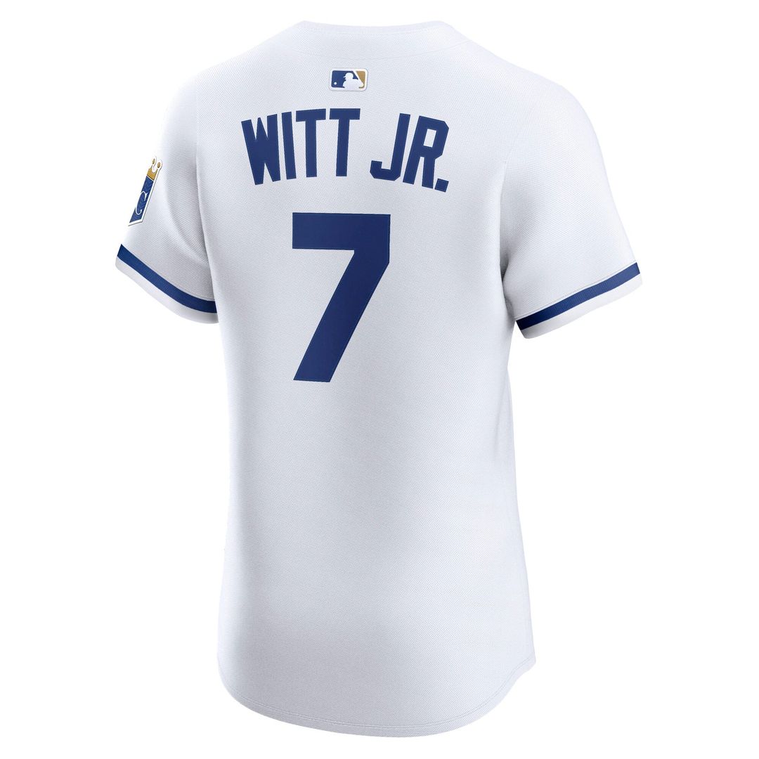 Men's Kansas City Royals Bobby Witt Jr. Nike Royal Alternate 2 Elite Player Jersey