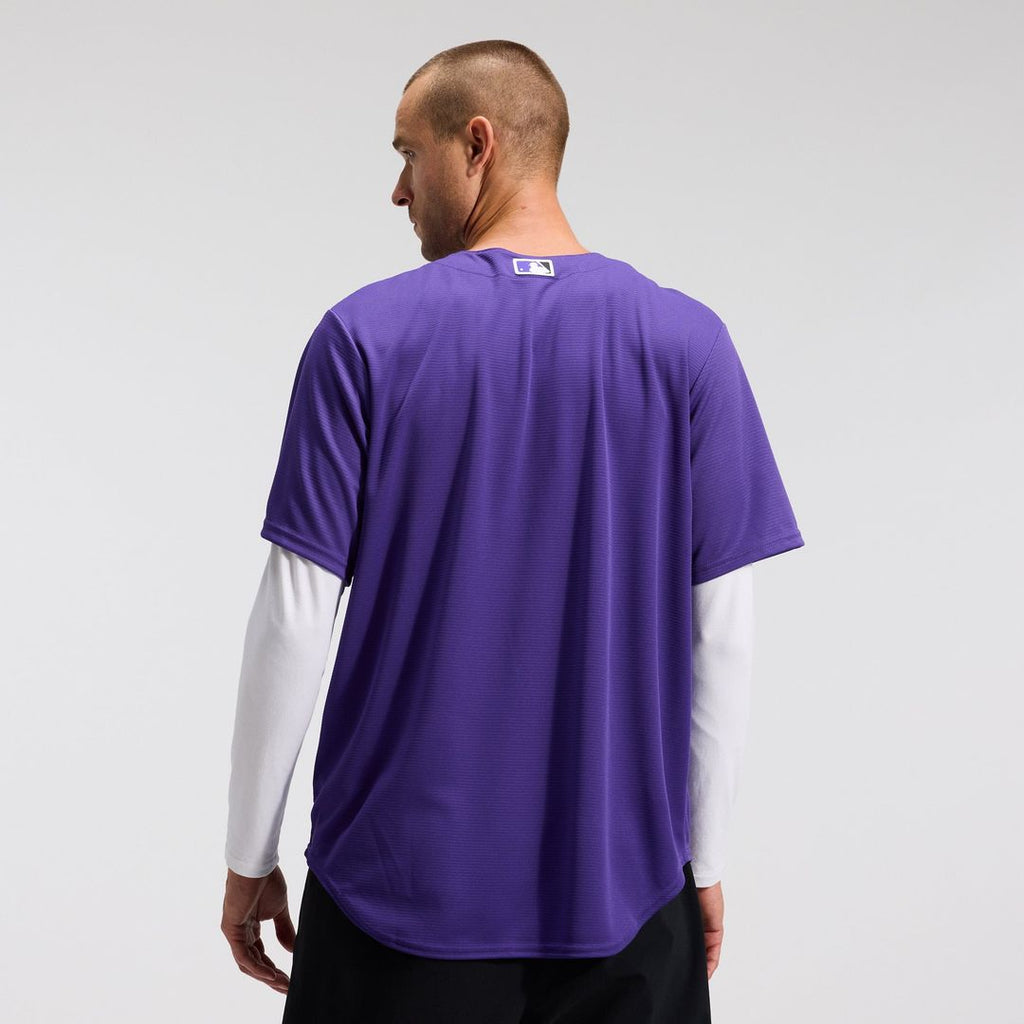 Men's Colorado Rockies Nike Purple Alternate Replica Team Jersey