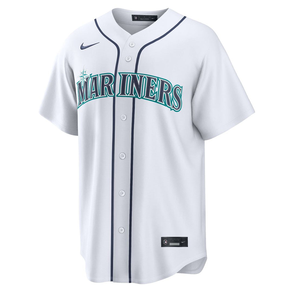Men's Seattle Mariners Luke Raley Nike White Home Replica Jersey