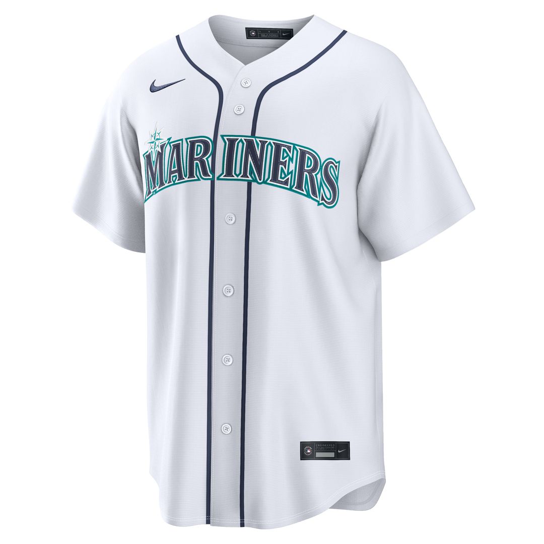 Men's Seattle Mariners Luke Raley Nike White Home Replica Jersey