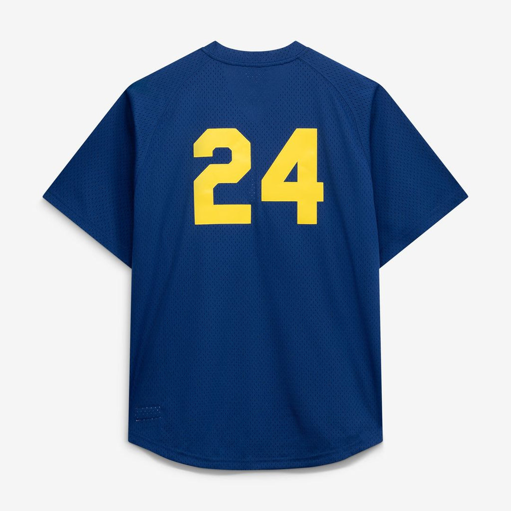 Men's Seattle Mariners Ken Griffey Jr. Mitchell & Ness Royal Big & Tall Cooperstown Collection Mesh Batting Practice Jersey