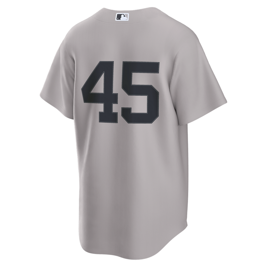 Men's  New York Yankees Gerrit Cole Nike Gray Road Replica Jersey