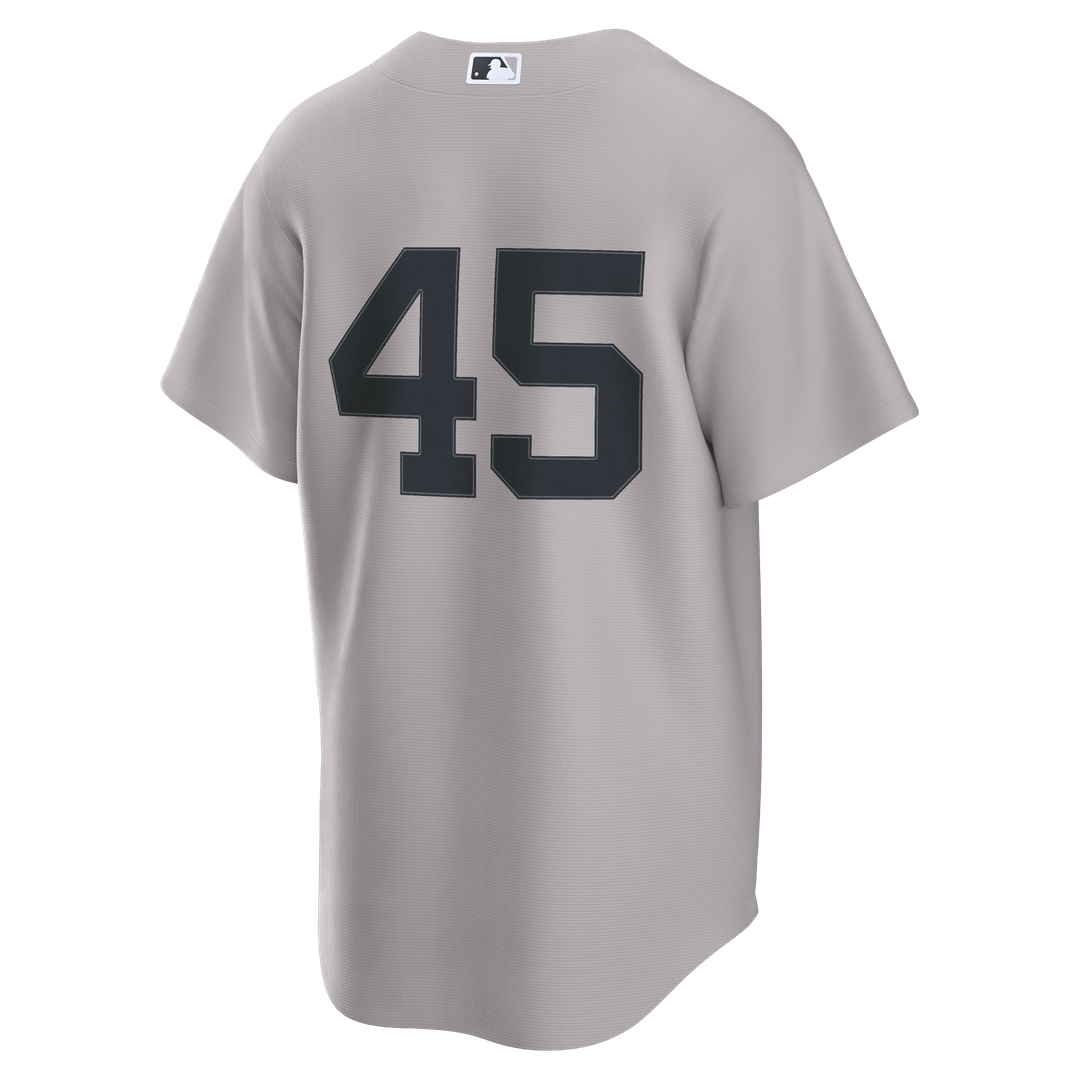 Men's  New York Yankees Gerrit Cole Nike Gray Road Replica Jersey