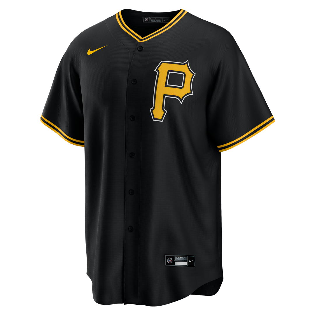 Men's Pittsburgh Pirates Nike Black Alternate Replica Team Jersey
