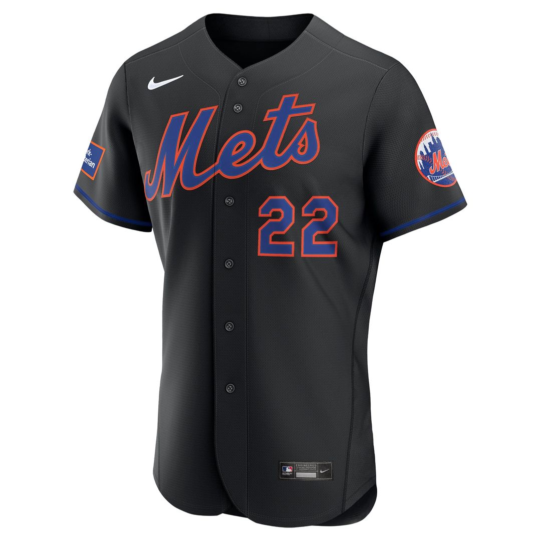 Men's New York Mets Juan Soto Nike White Home Authentic Sponsor Patch Jersey
