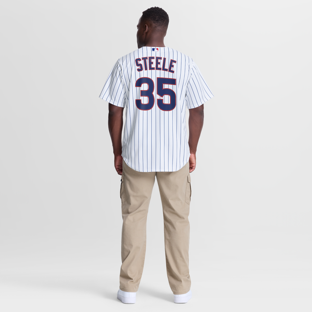Men's Chicago Cubs Justin Steele Nike White Home Replica Jersey