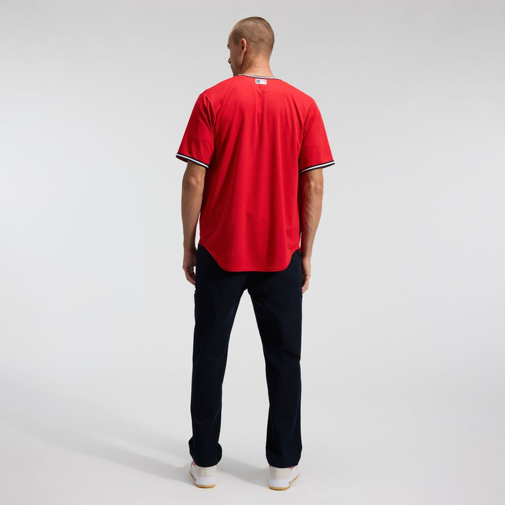 Men's  Cleveland Guardians  Nike Red Alternate 2 Replica Jersey